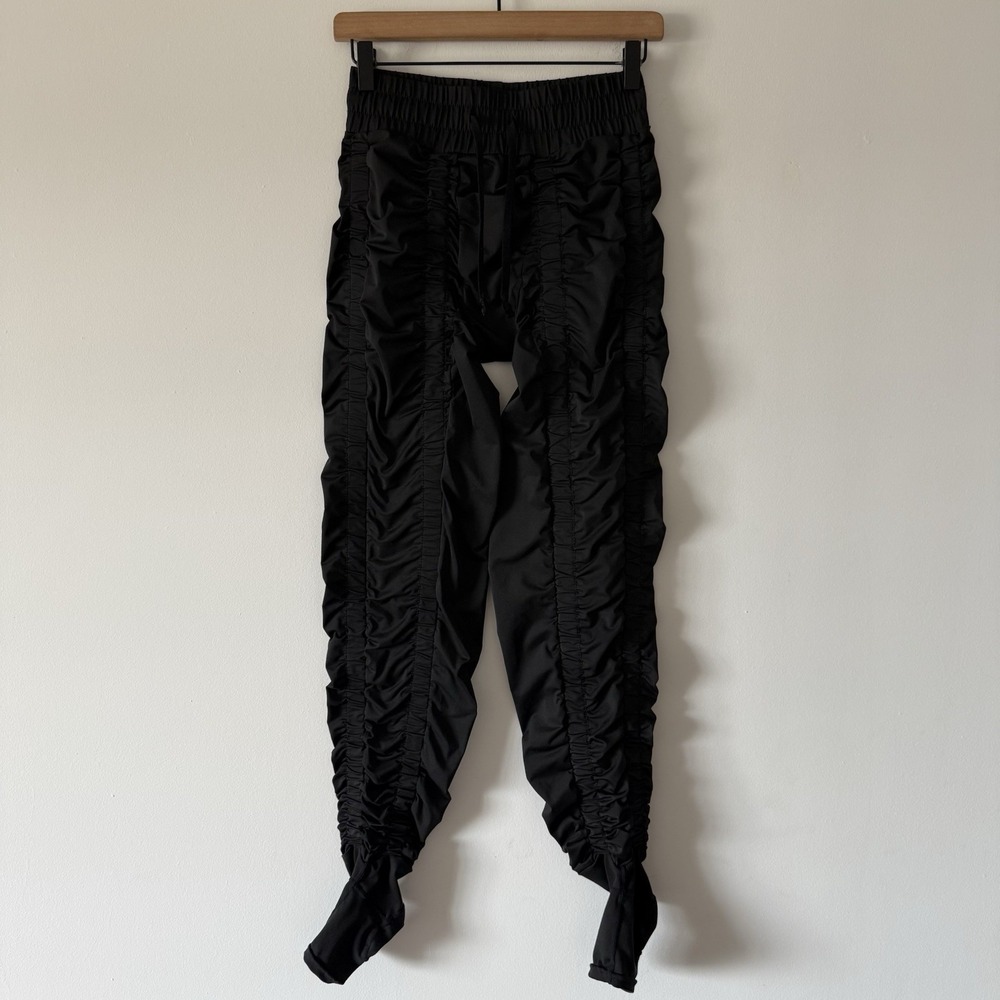Agogie Resistance Pants +20 Womens Size Large Black Training Wearable Ruched